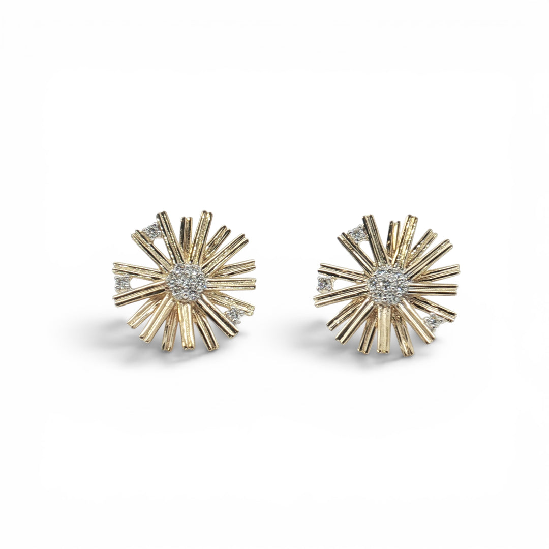 STARBURST DIAMOND EARRINGS