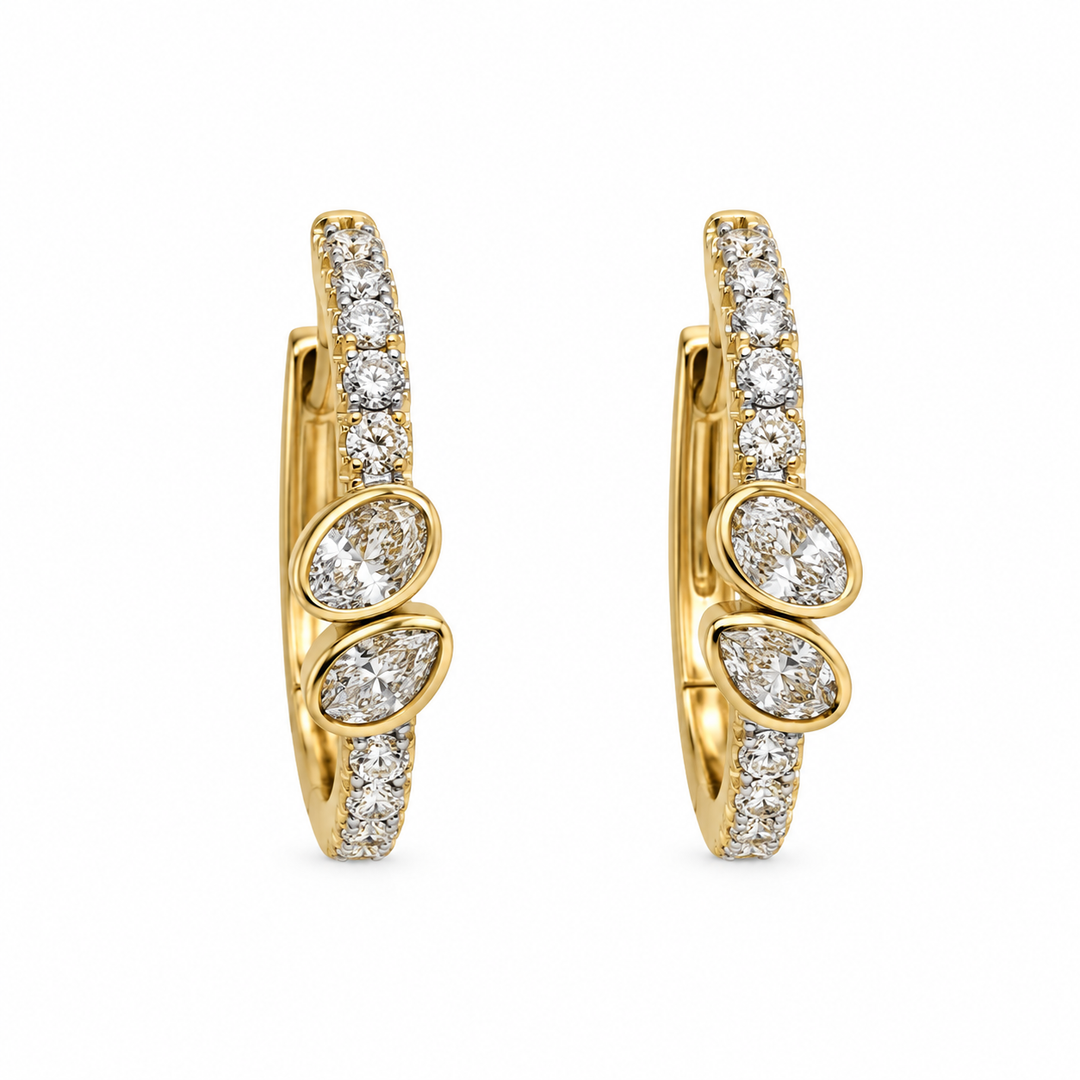 diamond oval/pear Huggies