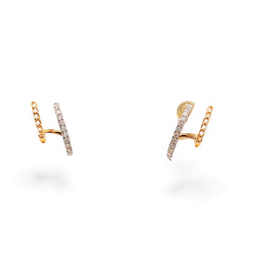 Cage Diamond Earring
