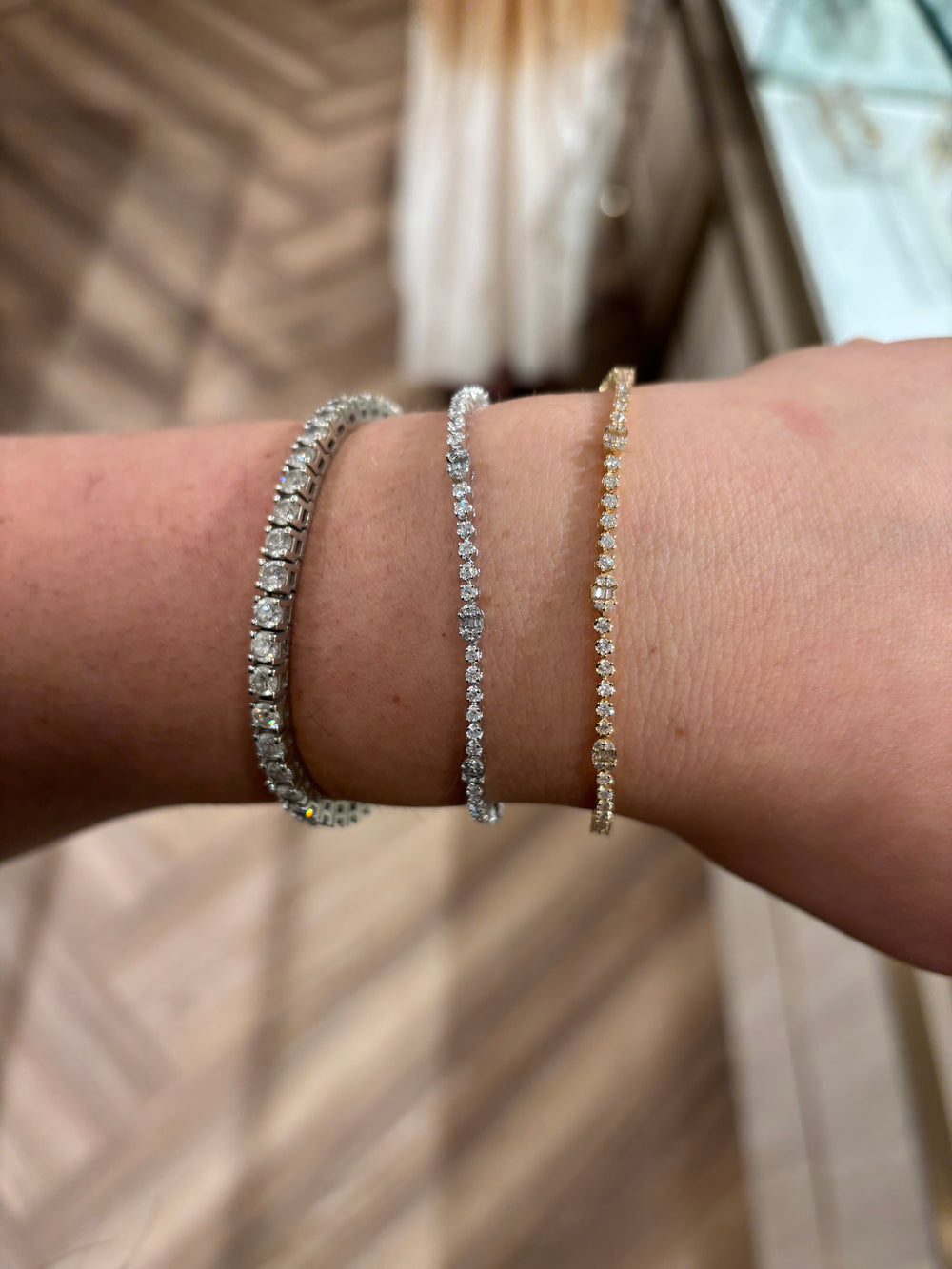 1.50 CTW Diamond Circle Tennis Bracelet