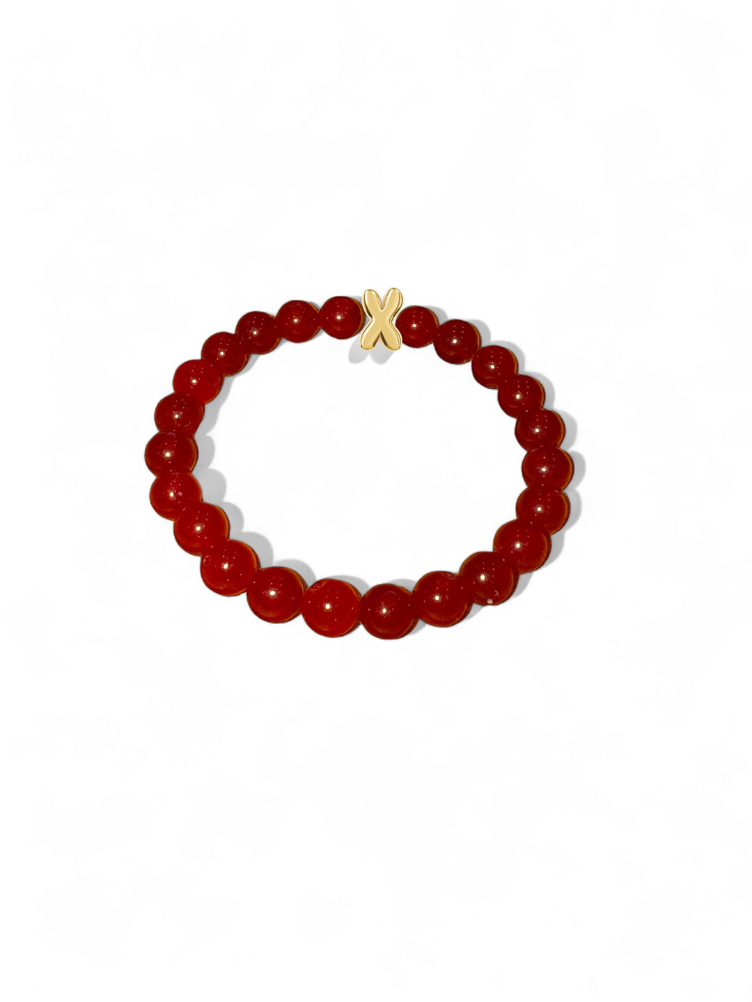 Red Protection Letter Bead Bracelet