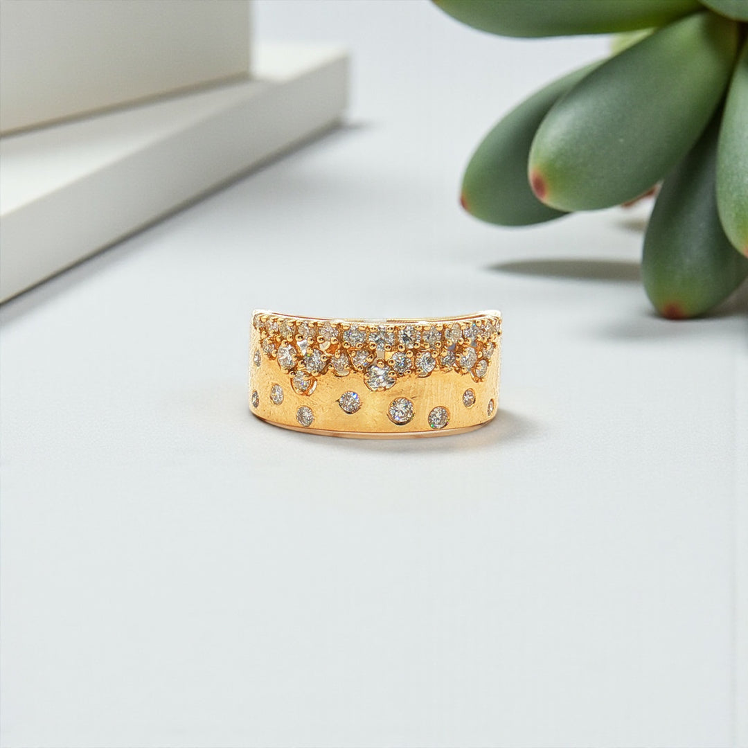 YG .67 ctw Diamond band Ring