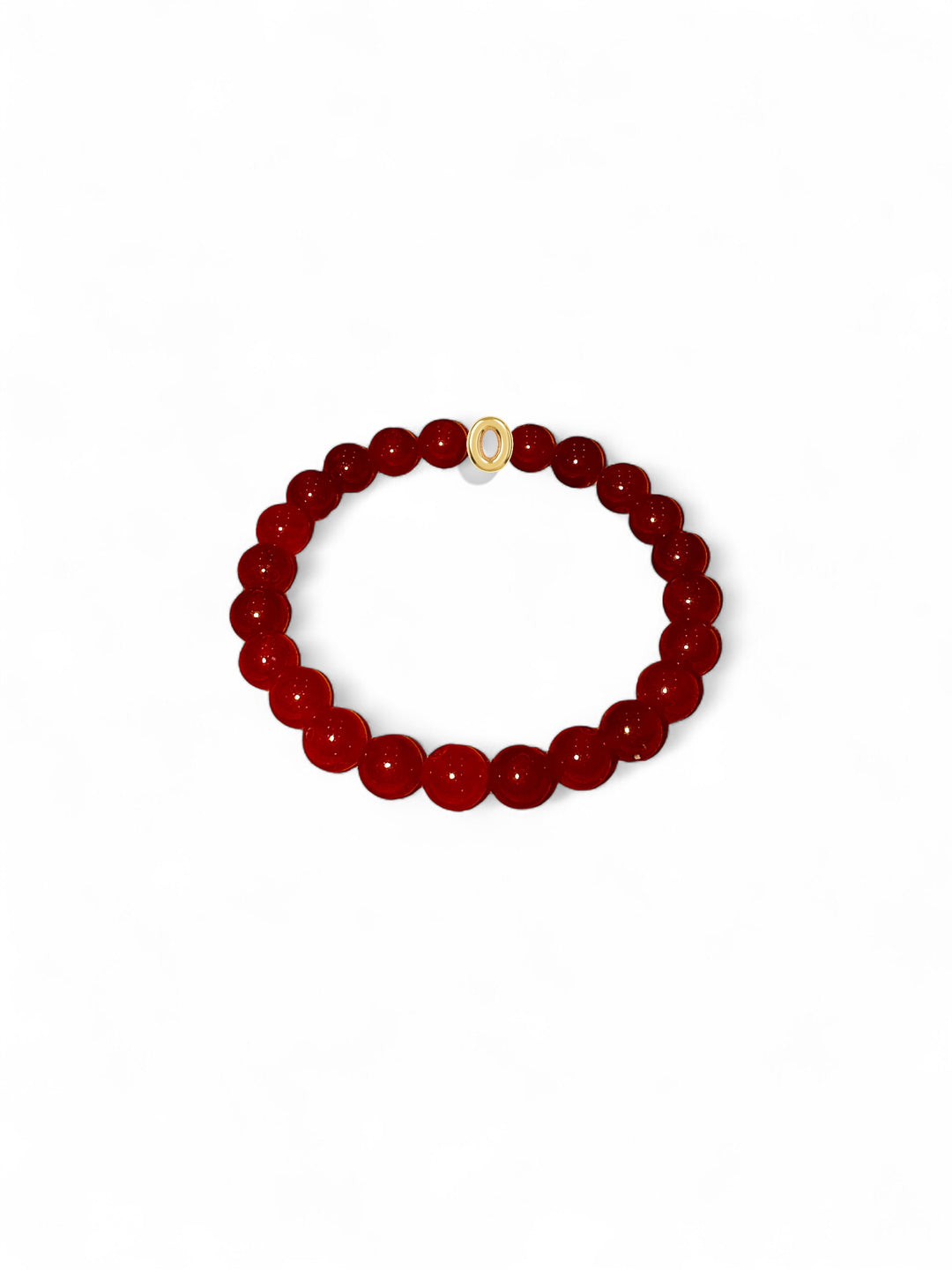 Red Protection Letter Bead Bracelet