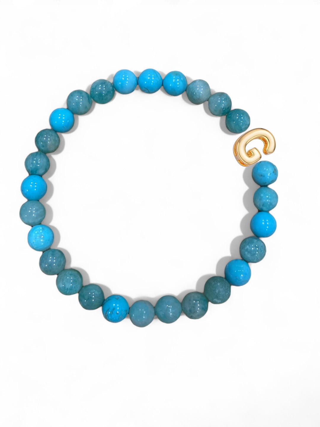Turquoise Asher Bead Bracelet