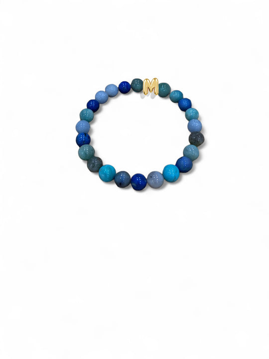 Cobalt Blue - Dan Bead Bracelet