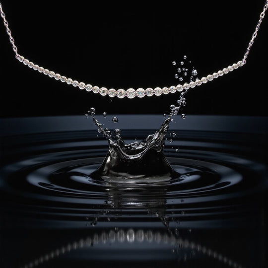 Diamond Bar Necklace
