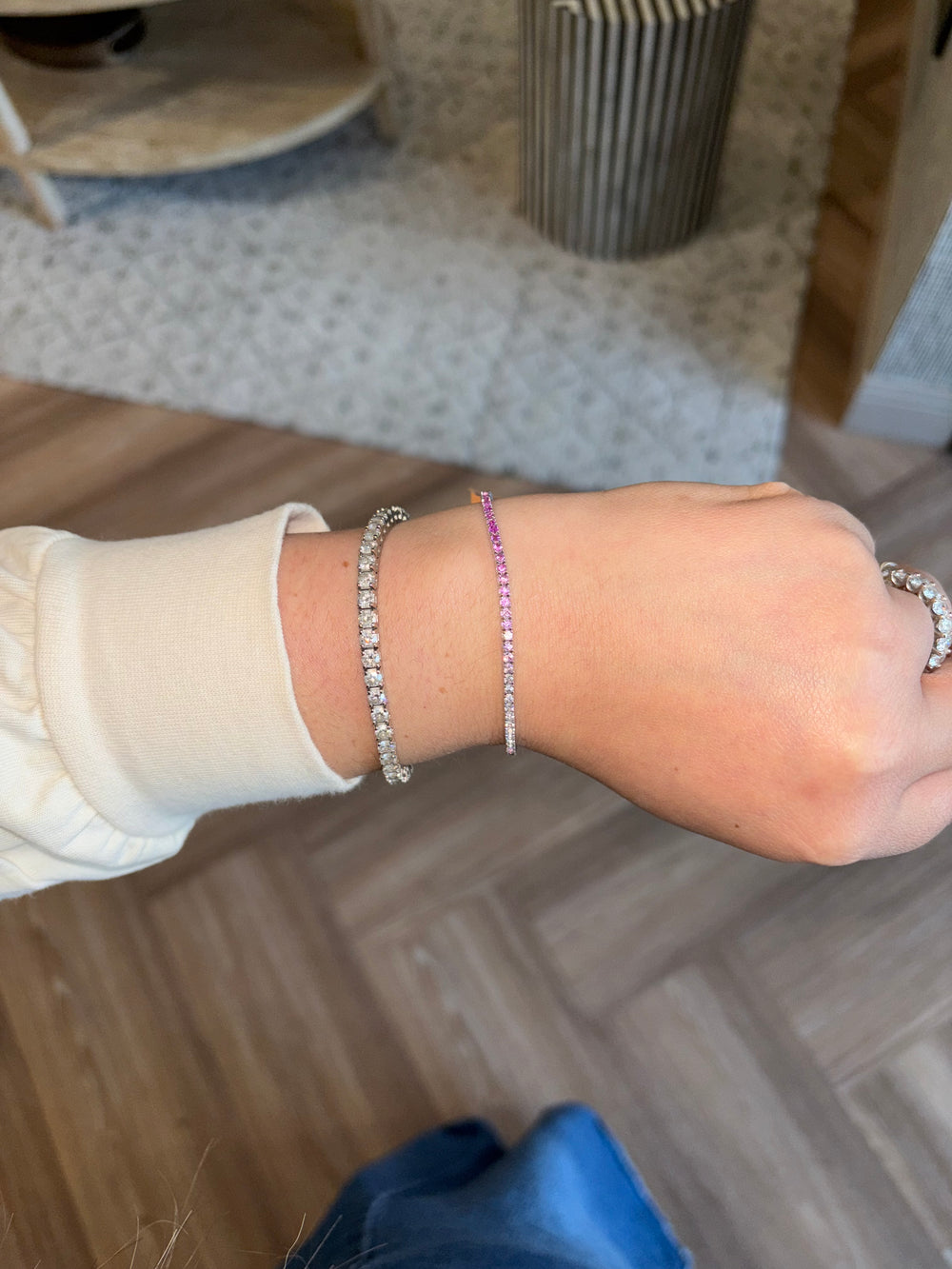 Pink Sapphire Ombre Bracelet