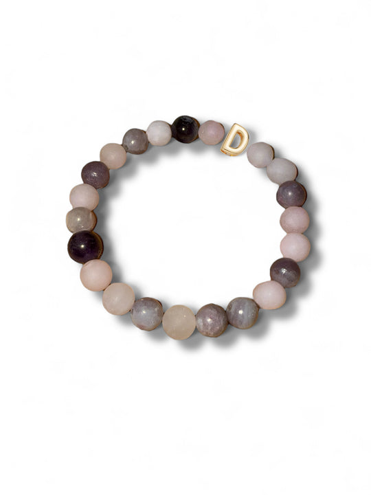 Purple  -Gad Bead Bracelets
