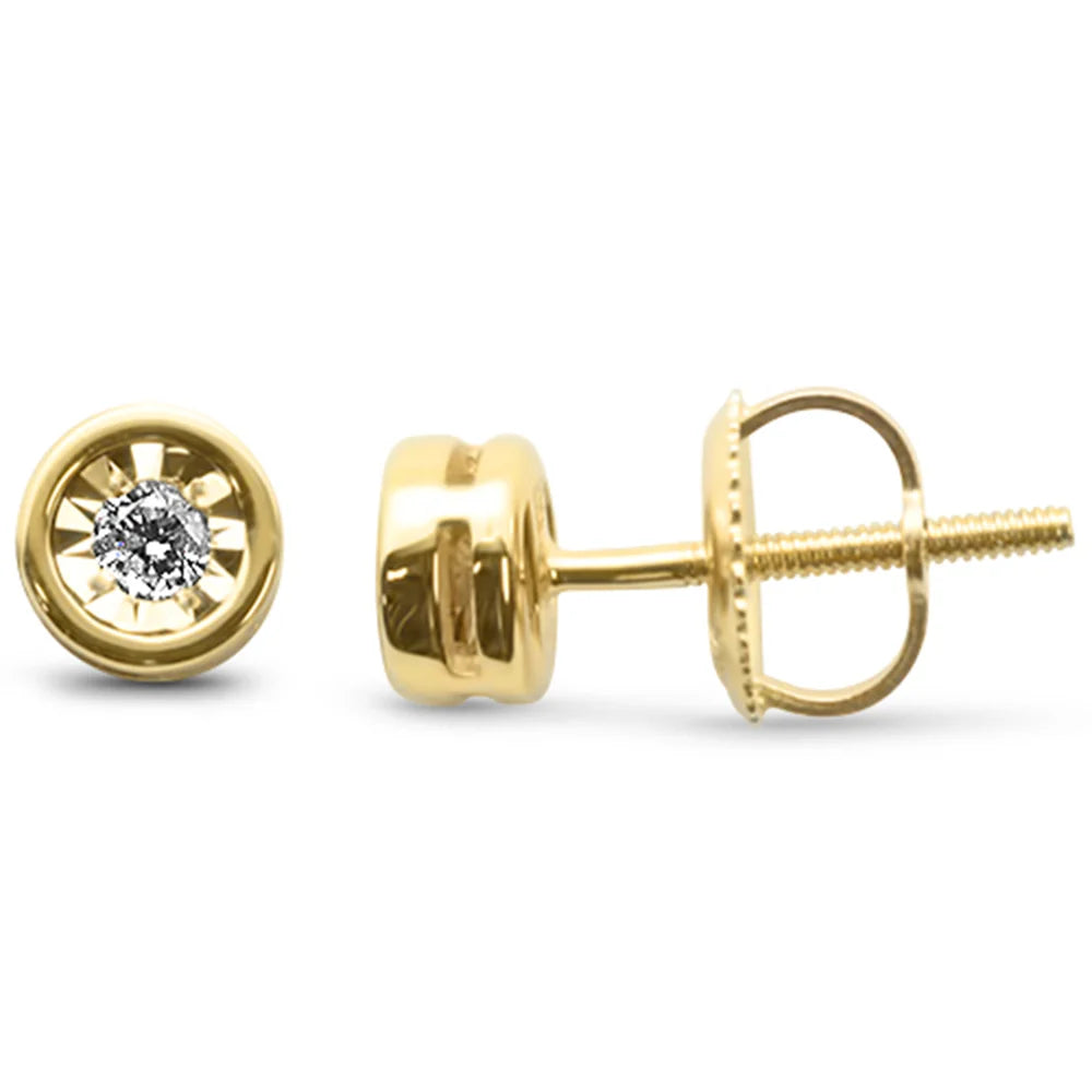 Children's diamond Bezel Studs