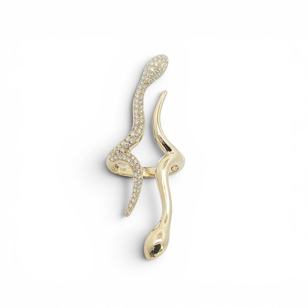 double snake ring