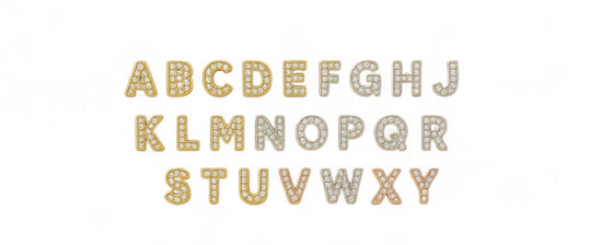 Custom slider charm diamond bracelet