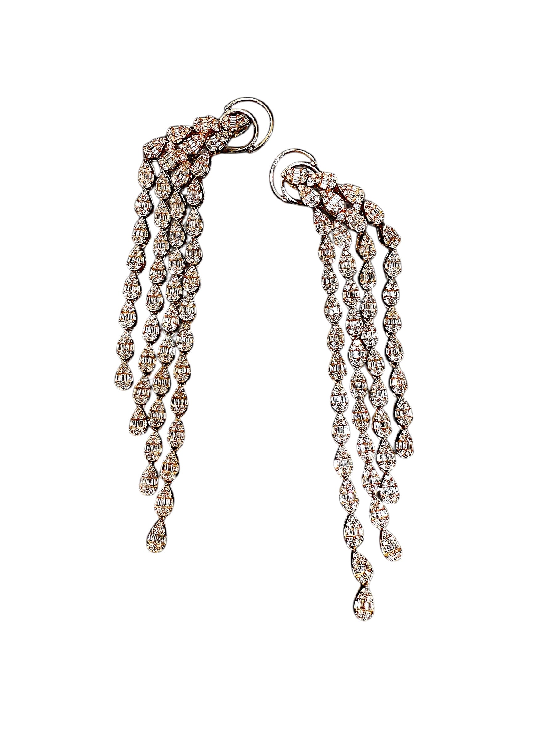 waterfall diamond earrings – Reiss Diamonds & Co.