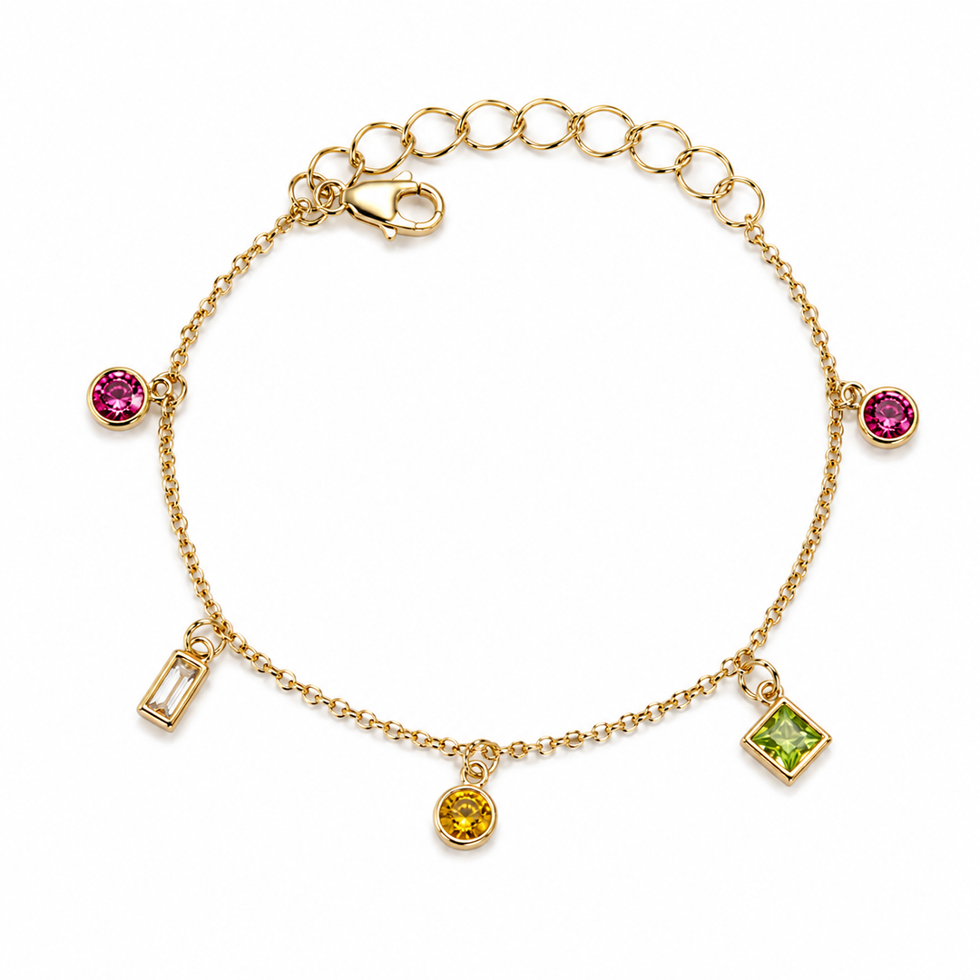 Baby Charm Bezel Bracelet