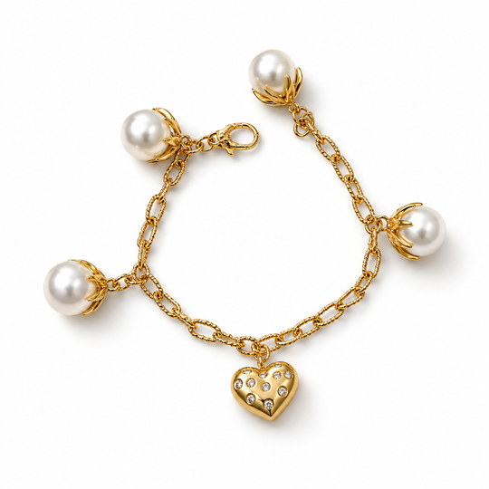 Pearl Charm bracelet
