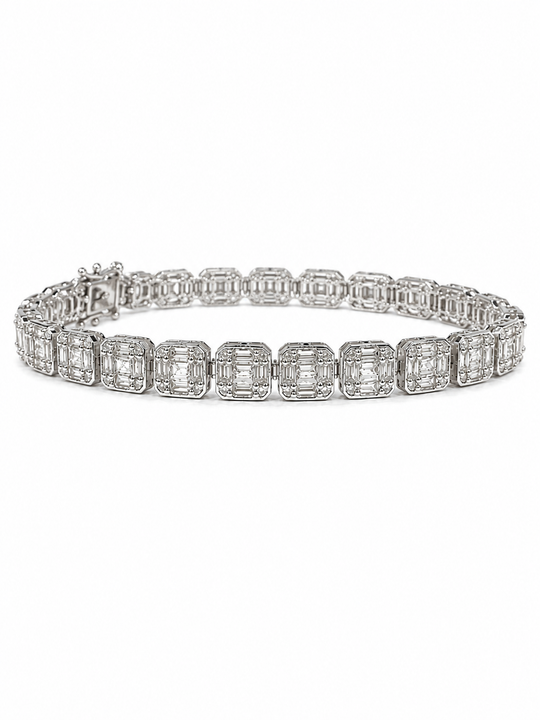 Emerald Cut tennis bracelet