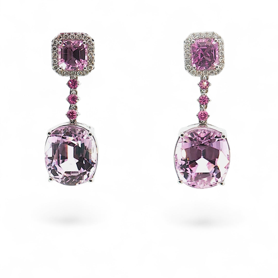 Pink Kunzite Earrings