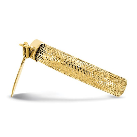 Woven Mesh Heart Ring