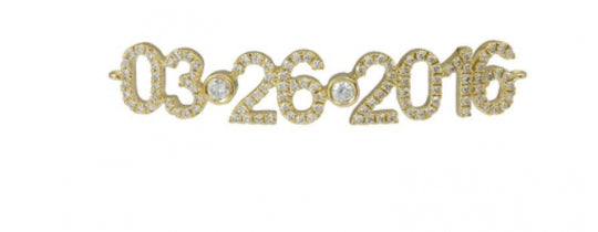 14k Yellow Gold Custom Paper Clip Link Chain Bracelet