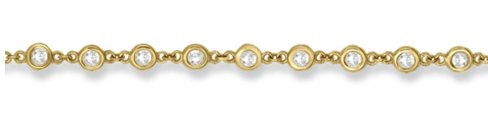 3.40 CTW Diamond station Bracelet