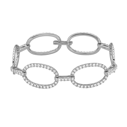 diamond Link Bracelet 4.41 ctw