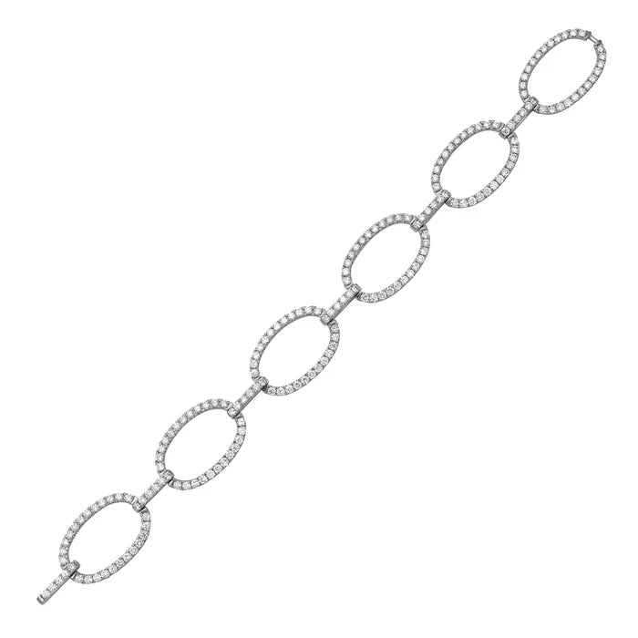 diamond Link Bracelet 4.41 ctw