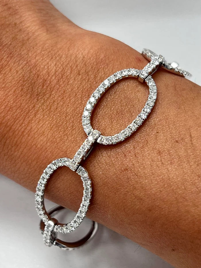 diamond Link Bracelet 4.41 ctw