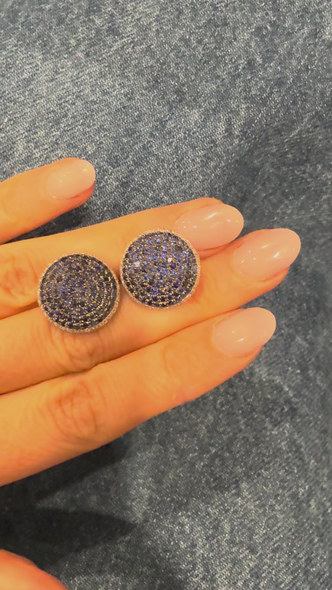 Sapphire and Diamond Cufflinks